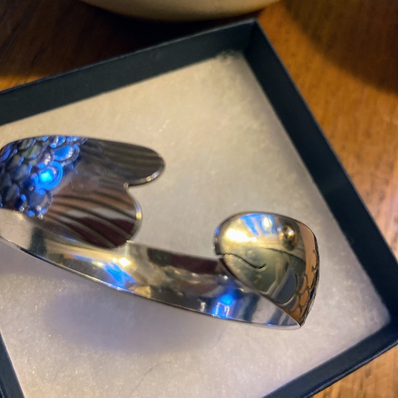 COPY - EDEN HAND ARTS CAPE COD HERRING FISH CUFF BRACELET - Picture 2 of 8